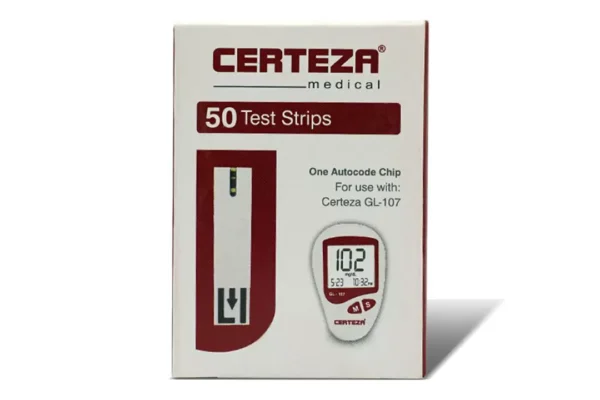 Certeza Test Strips for GL-107 2