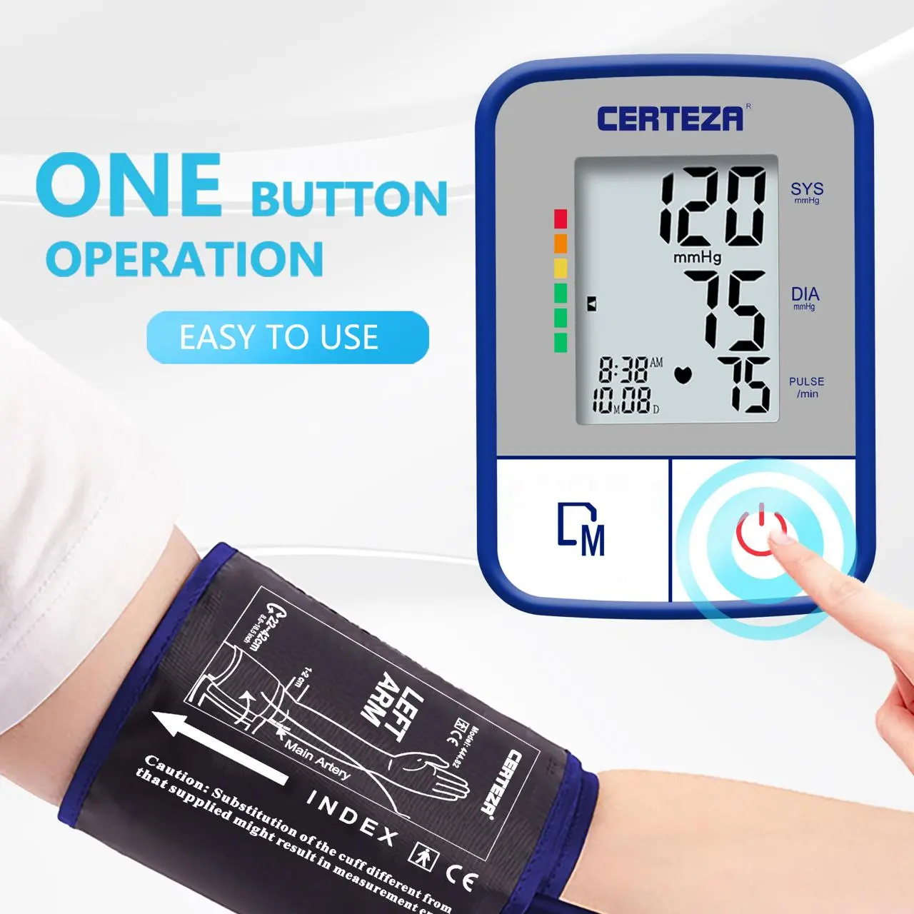 Certeza BM-444 Digital Blood Pressure Monitor