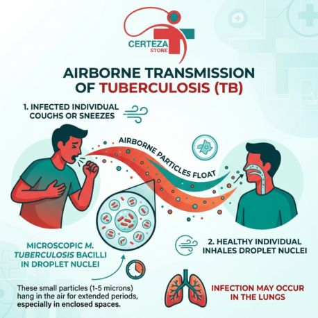 How tuberculosis spreads through the air