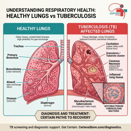 Tuberculosis symptoms infographic